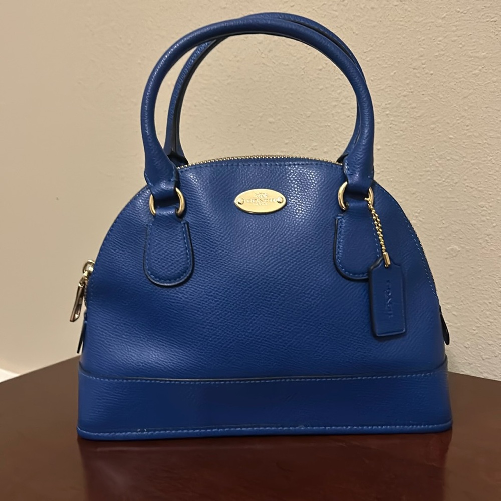 Coach royal blue small purse